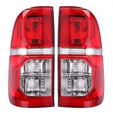 Bakre vänster/höger baklykta bromsljus röd utan glödlampa för Toyota Hilux 2005-2015