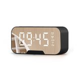 Bakeey G10 Mirror Clock Ασύρματο ηχείο Subwoofer Bluetooth με κάρτα TF Mic Support FM Radio