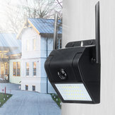 Solar Motion LED Wall Light Wifi 1080P Security Camera Outdoor Garden Lamp Waterproof 