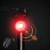 ANTUSI A8 108dB Burglar Alarm Tail Light 40LM Smart Light Sensor Brake Sensor Anti-thief Bike Taillight IP65 Waterproof USB Rechargeable MTB Road Bicycle Electric Scooter E-bike Rear Light