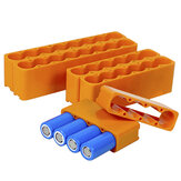 18650 Batterie Punktschweißer-Packvorrichtung Einreihige doppelseitige Punktschweißvorrichtung Feste Vorrichtung für Lithium Batterie Pack-Löten