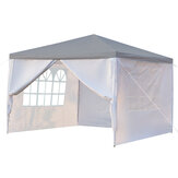 خيمة حفلات بأربع جدران جانبية مقاس 3x3 متر من القماش الأوكسفورد المقاوم للماء للحماية من الشمس والمطر في الحديقة أو الفناء الخارجي.