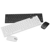 K06 2.4G Wireless Tastatur mit Ultraslim-Technologie und 1000DPI Wireless Maus Combo für PC Laptop