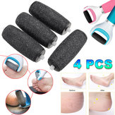 4Pcs Foot File Replacement Refill Roller Heads