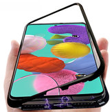 حافظة حماية من بيكي Metal Magnetic Adsorption Flip Tempered Glass لهاتف Samsung Galaxy A71 2019
