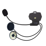 Intercomunicador y casco de motocicleta WAYXIN R5/R9 con auriculares y micrófono para casco integral/medio casco