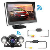 5-Zoll-170-Grad-Wireless-Auto Rückansicht LCD Monitor Satz Rückfahrkamera Nachtsicht