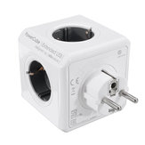 Sopend Gray Charging Dock Original PowerCube Socket EU Plug 4 Outlets Adapter 2 USB 5V 2.1A 3680W Power Cube