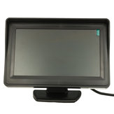 4.3 Inch Coche TFT LCD Pantalla Kit del sistema de visión trasera Monitor Inversión de visión nocturna Cámara Impermeable