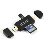 Bakeey Flash Drive Hochgeschwindigkeits-USB 3.0 Micro Type C TF SD-Speicherkartenleser Für Huawei P30 S10 + Note10 Tablet-Laptop-PC