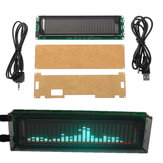 Fai da te AK2515 VFD Kit indicatore di spettro audio musicale 15 VU Meter Schermo Display Scheda amplificatore Orologio di precisione Modalità AGC regolabile