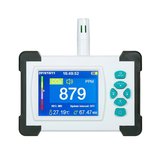 Upgraded SR-510A Carbon Dioxide Monitor with Rechargeable Battery Portable CO2 Meter Tester CO2 Sensor with PDF Output Function