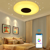 Nowoczesna lampa sufitowa LED Bluetooth Głośnik muzyczny RGB APP Lampa zdalnego sterowania
