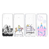 Bakeey Cute Crystal Clear Transparent Soft TPU-beschermhoes voor Huawei Y9 2019