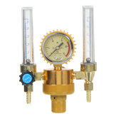 Réducteur de pression d'argon, manomètre de pression, débitmètre à 2 tubes, vanne de régulation pour soudage MIG et TIG