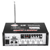BT-198A Amplifier HiFi Audio Stereo bluetooth FM Radio Bass Subwoofer Support USB Memory Card