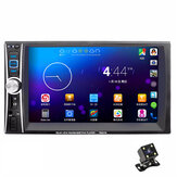 7653 7 Inch 2 Din Auto Stereo Radio Car MP5 Player Touch Screen bluetooth FM USB AUX With Rearview Camera