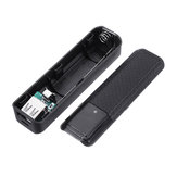 5 db Hordozható mobil USB töltő Power Bank Charger Pack Box Akku Module tok 1x18650 DIY Power Bankhoz
