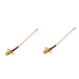 2PCS 7CM Pigtail SMA Female to u.fl/IPX Connector Adapter Cable for Video Transmitters/VTX