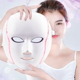 7 Χρώματα LED Light Photon Μάσκα προσώπου Αναζωογόνηση Θεραπεία Δέρματος Ρυτίδες δέρματος
