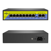 Hiseeu POE-X1010B 48V 10 porte POE Switch con Ethernet 10/100Mbps IEEE 802.3 per sistema di telecamere di sicurezza IP CCTV