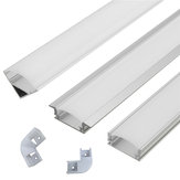 1M Suporte de canal de alumínio em forma de U / V / YW para a barra de luz de tira LED sob a lâmpada do armário