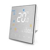 Controlador de temperatura Wi-Fi MoesHouse BHT-3000 Smart Thermostat para aquecimento de piso com água/elétrico e caldeiras de água/gás que funciona com Alexa e Google Home