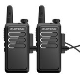 2PCS Baofeng BF-C9 Walkie Talkie portátil de mão de 400-470MHz, rádio de duas vias UHF, comunicador USB