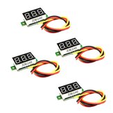 4 PCS 805 Micro 0.36 Inch Digital Battery Voltmeter DC 0V-100V Three Wires 3 Digit Voltage Panel Meter LED Display for RC Airplane Car Boat Motorcycle