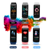 XANES® C8 1.08'' IPS-Farbdisplay wasserdichte Smartwatch mit Blutdruck- und SpO2-Überwachung, Anrufvibration, Sport-Fitnessarmband
