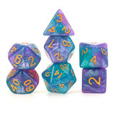 7pcs/Set Polyhedral Dices for DND RPG MTG Game Dungeons & Dragons D4-D20 Farbes Dice