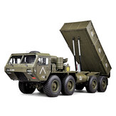 HG P803A 1/12 2.4G 8X8 EP Carro RC para caminhão militar do Exército dos EUA Capacidade de carga de 5KG sem carregador de bateria