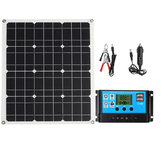 40W Monocrystalline Solar Panel + Controller + Car Charger MC4 Output Set Kit