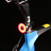 XANES® TL32 COB Fahrradrücklicht 56H Arbeitszeit USB Wiederaufladbar Wasserdicht Ultraleicht Warnung Nachtlicht 