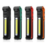 ESEN107 LED COB USB 18650 Li-ion Battery Rechargeable Foldable Maintenance Torch Work Flashlight Power Bank