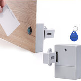 Drawer Lock DIY Hidden Digital Lock Battery RFID Cabinet without Perforate Hole