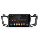 YUEHOO 10,1 inch 2 DIN voor Android 9.0 Autostereo 4+32G Quad Core MP5-speler GPS WIFI 4G FM AM RDS Radio voor Toyota RAV4 2013-2017