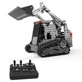 SWRC 008 2.4G 10CH 1178PCS Stainless Steel DIY RC Car for Caterpillar Forklift Model Vehicles