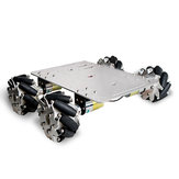 DOIT DIY Smart RC Robot Car Chassis With 100mm Omni Wheels Compiled Motor