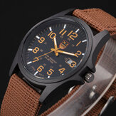 XINEW Nylon Band Casual Style Quartz Watch Date Display Men Wrist Watch