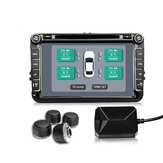 Car TPMS Android Monitoraggio pressione pneumatici con 4 sensori interni per sistema di allarme di sicurezza lettore DVD