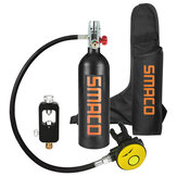 Резервуар для дайвинга SMACO S400 Mini 1L подводный бак для кислорода с клапаном дыхания, адаптером для дайвинга и сумкой для хранения