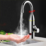 220V 3kW Grifo caliente eléctrico instantáneo Agua rápida Calentador Cuarto de baño Grifo de cocina LED Pantalla