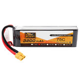 ZOP Power 11.1V 3200mAh 75C 3S Lipo Battery XT60 Plug for RC Helicopter Car Airplane