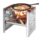 IPRee® на открытом воздухе складной барбекю гриль плита для готовки дровяной печи кемпинг пикник