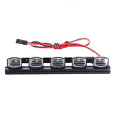 Portaequipajes RBR/C con luces LED para coches RC 1/10 Trx4 Scx10 piezas