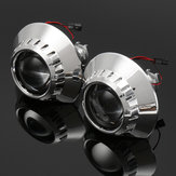 2 adet 2.5 İnç H1 Xenon HID Far Projektör Lens BMWfit E46 için Güçlendirme RHD Lamba