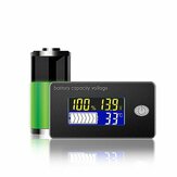 JS-C35 Li-ion Lifepo4 Lead acid Battery Capacity Indicator 12V 24V 36V 48V 60V 72V Display LCD Voltmeter Temperature Meter Tester