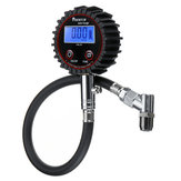 Testador de pressão de pneus digital 0-200 PSI com display LCD, acoplador de conexão rápida para caminhão, motocicleta, carro, bicicleta