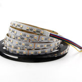 DC12V 5IN1 RGB+CCT LED Şerit Işık 5050 Esnek Bant Su Geçirmez Olmayan Kapalı Lamba Ev Dekoru